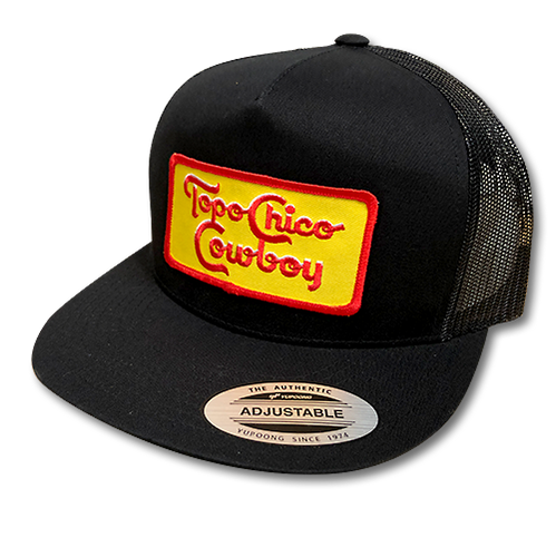 Topo Chico Cowboy Adjustable Cap - Black