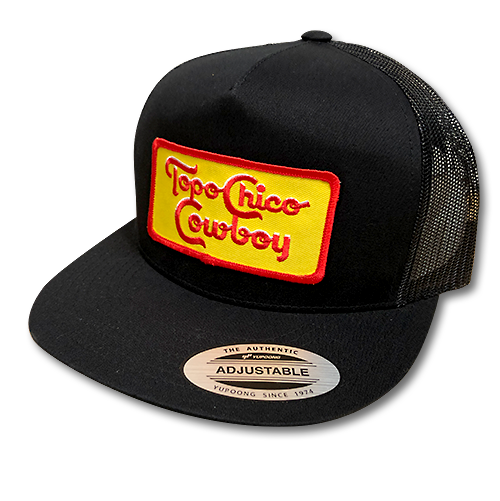 Topo Chico Cowboy Adjustable Cap - Black